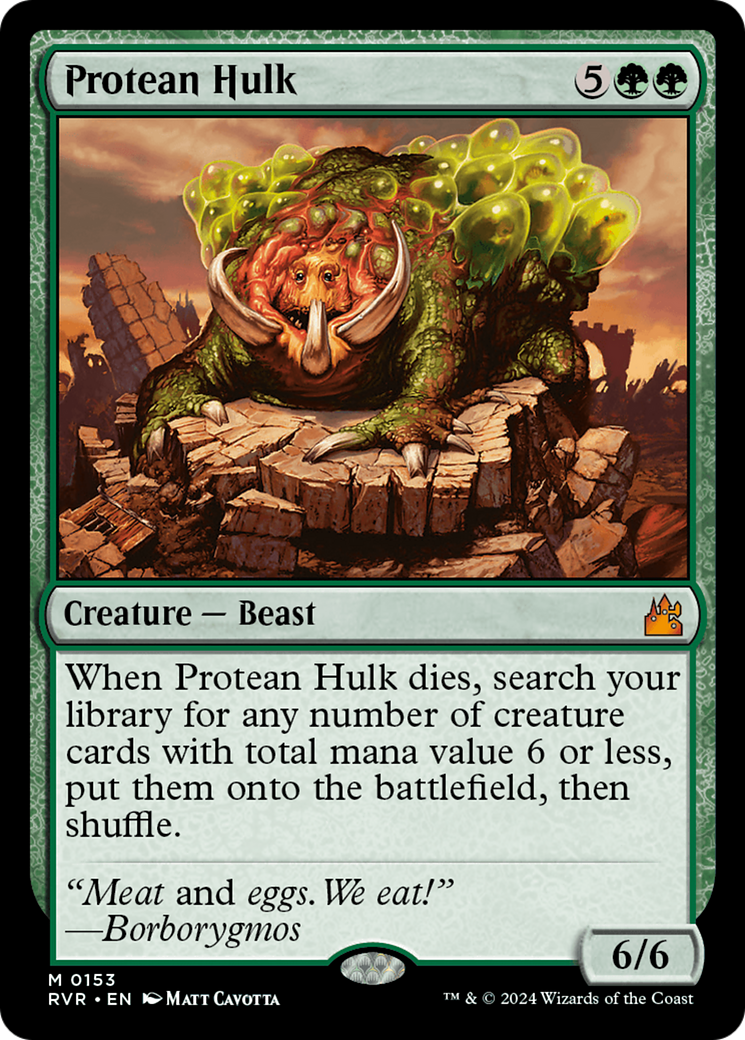 Protean Hulk [Ravnica Remastered] | Lots Moore NSW