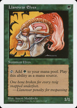Llanowar Elves [Fifth Edition] | Lots Moore NSW