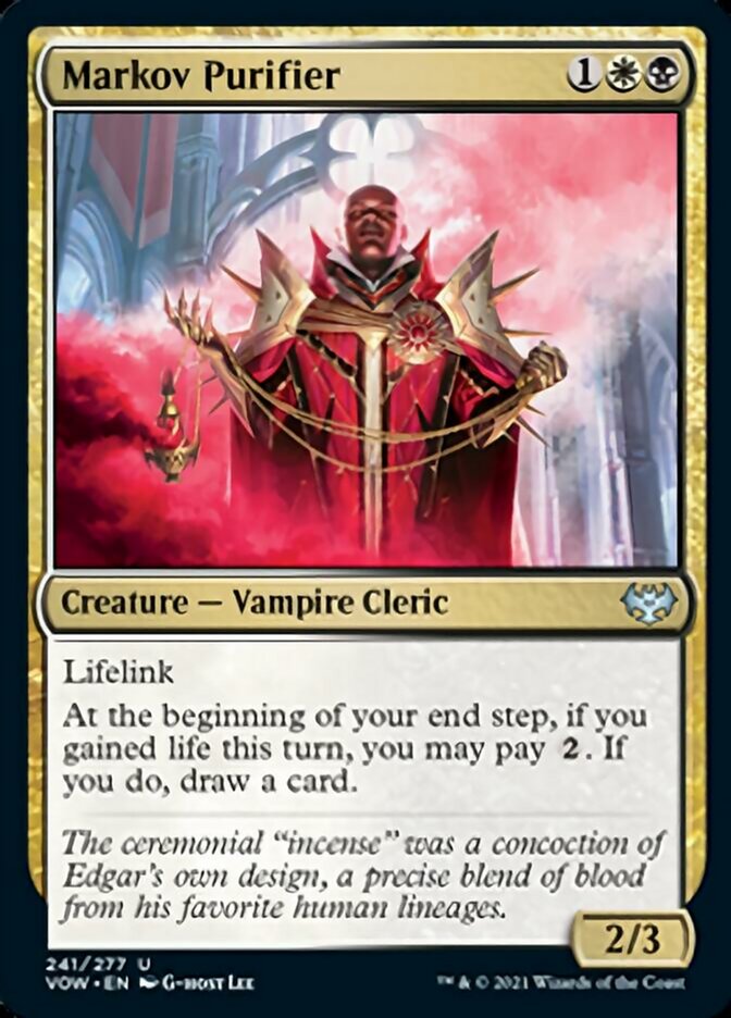 Markov Purifier [Innistrad: Crimson Vow] | Lots Moore NSW