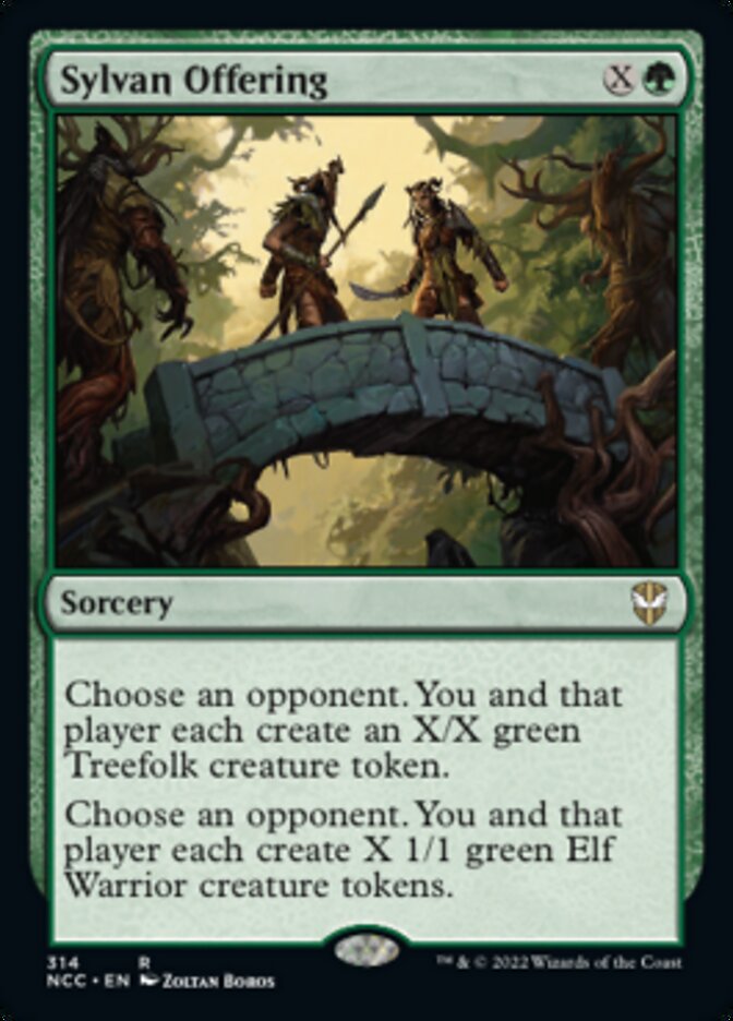 Sylvan Offering [Streets of New Capenna Commander] | Lots Moore NSW