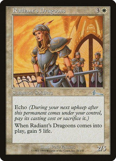 Radiant's Dragoons [Urza's Legacy] | Lots Moore NSW