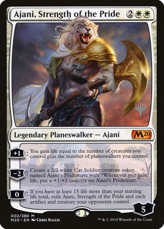 Ajani, Strength of the Pride [Core Set 2020 Promos] | Lots Moore NSW