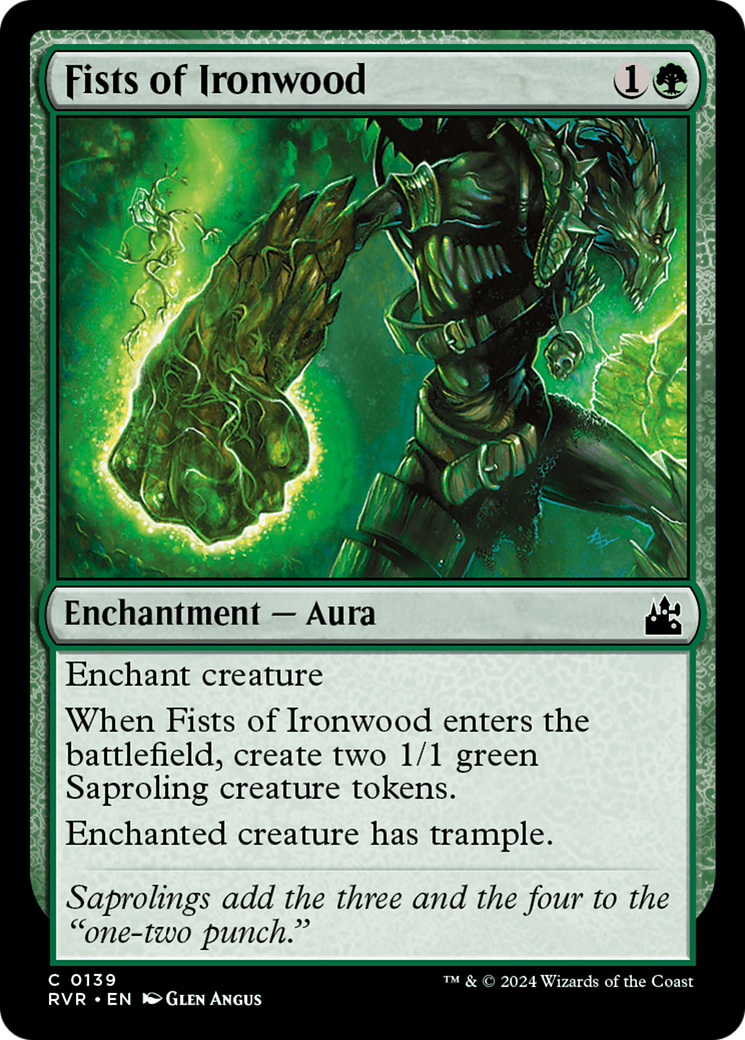 Fists of Ironwood [Ravnica Remastered] | Lots Moore NSW