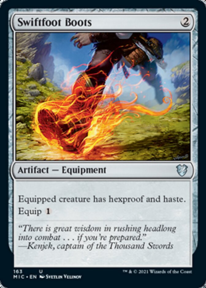 Swiftfoot Boots [Innistrad: Midnight Hunt Commander] | Lots Moore NSW