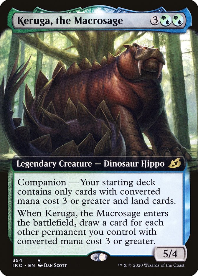 Keruga, the Macrosage (Extended Art) [Ikoria: Lair of Behemoths] | Lots Moore NSW