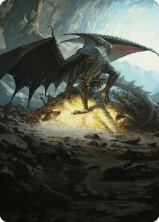 Ancient Copper Dragon Art Card (04) [Commander Legends: Battle for Baldur's Gate Art Series] | Lots Moore NSW