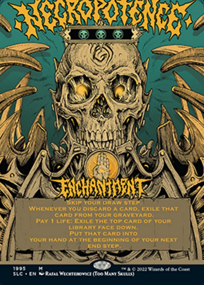 Necropotence (Borderless Alternate Art) [Secret Lair 30th Anniversary Countdown Kit] | Lots Moore NSW