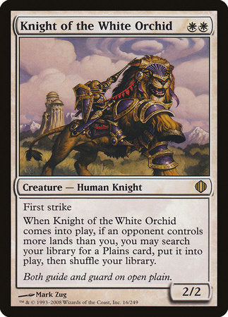 Knight of the White Orchid [Shards of Alara] | Lots Moore NSW