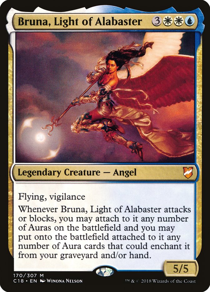 Bruna, Light of Alabaster (Oversized) [Commander 2018 Oversized] | Lots Moore NSW