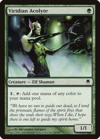 Viridian Acolyte [Darksteel] | Lots Moore NSW