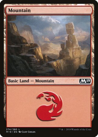 Mountain (274) [Core Set 2019] | Lots Moore NSW
