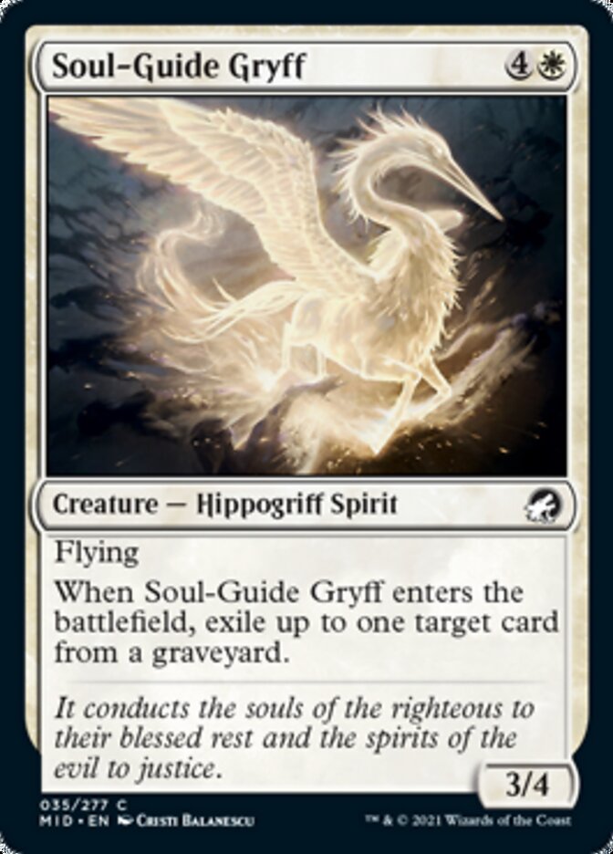 Soul-Guide Gryff [Innistrad: Midnight Hunt] | Lots Moore NSW