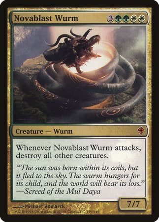 Novablast Wurm [Worldwake] | Lots Moore NSW