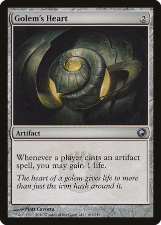 Golem's Heart [Scars of Mirrodin] | Lots Moore NSW