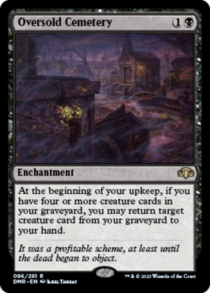 Oversold Cemetery [Dominaria Remastered] | Lots Moore NSW