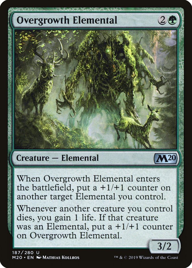 Overgrowth Elemental [Core Set 2020] | Lots Moore NSW