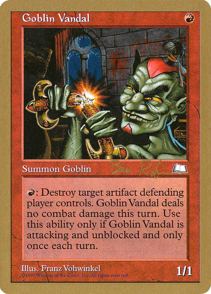 Goblin Vandal (Ben Rubin) [World Championship Decks 1998] | Lots Moore NSW