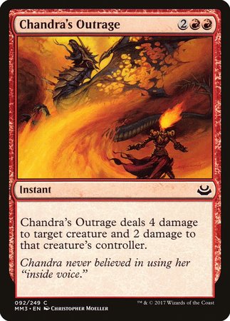 Chandra's Outrage [Modern Masters 2017] | Lots Moore NSW