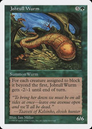 Johtull Wurm [Fifth Edition] | Lots Moore NSW