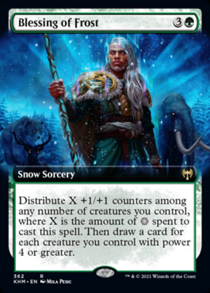 Blessing of Frost (Extended Art) [Kaldheim] | Lots Moore NSW