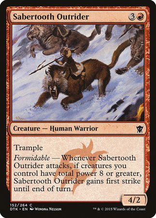 Sabertooth Outrider [Dragons of Tarkir] | Lots Moore NSW