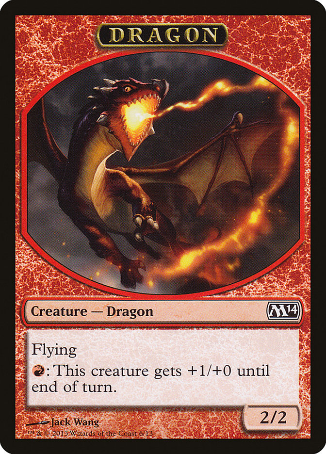 Dragon [Magic 2014 Tokens] | Lots Moore NSW