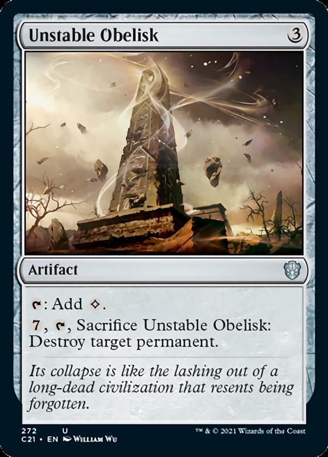 Unstable Obelisk [Commander 2021] | Lots Moore NSW