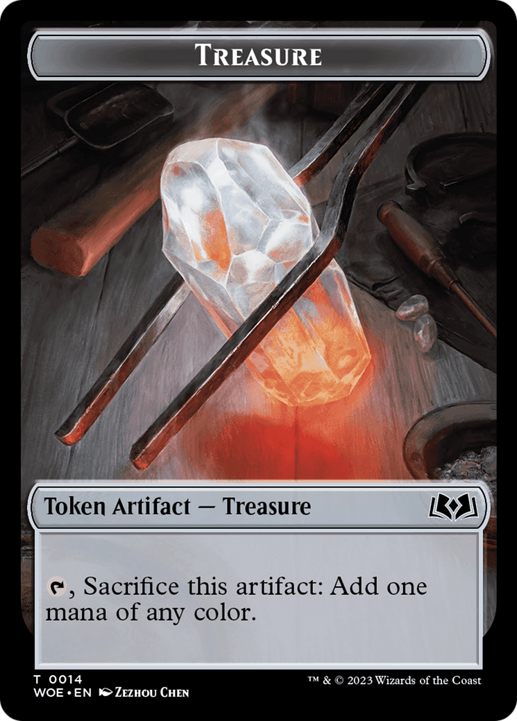 Treasure Token [Wilds of Eldraine Tokens] | Lots Moore NSW