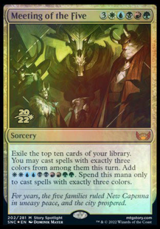 Meeting of the Five [Streets of New Capenna Prerelease Promos] | Lots Moore NSW
