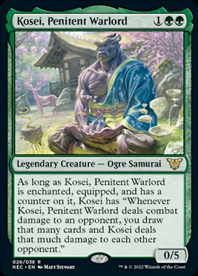 Kosei, Penitent Warlord [Kamigawa: Neon Dynasty Commander] | Lots Moore NSW