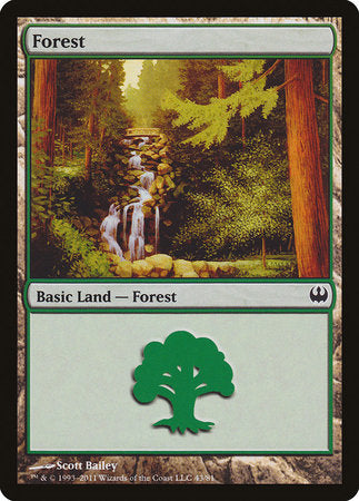 Forest (43) [Duel Decks: Knights vs. Dragons] | Lots Moore NSW