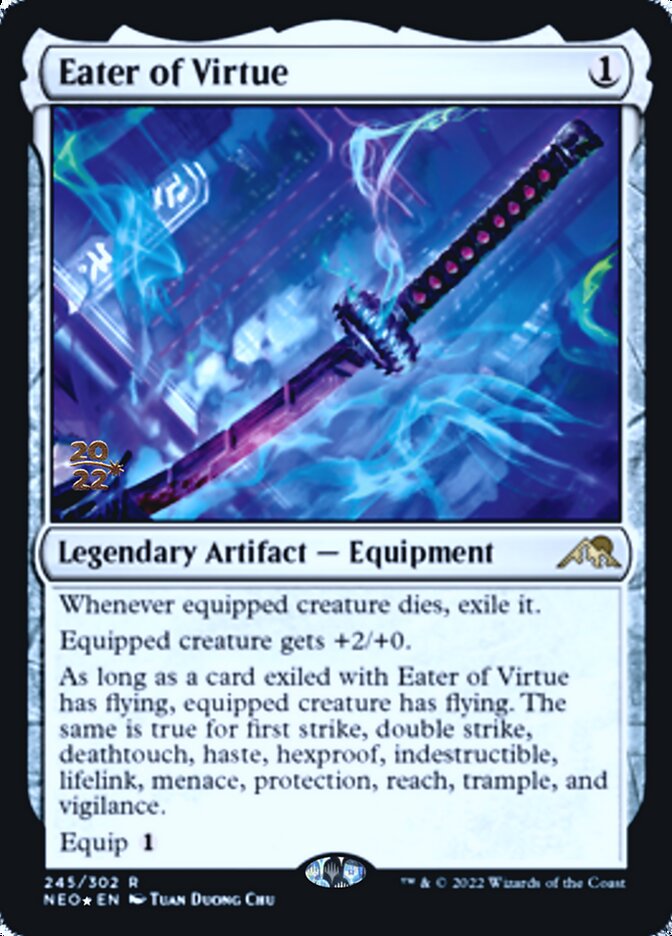 Eater of Virtue [Kamigawa: Neon Dynasty Prerelease Promos] | Lots Moore NSW