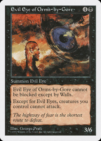 Evil Eye of Orms-by-Gore [Fifth Edition] | Lots Moore NSW