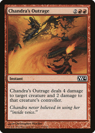 Chandra's Outrage [Magic 2014] | Lots Moore NSW