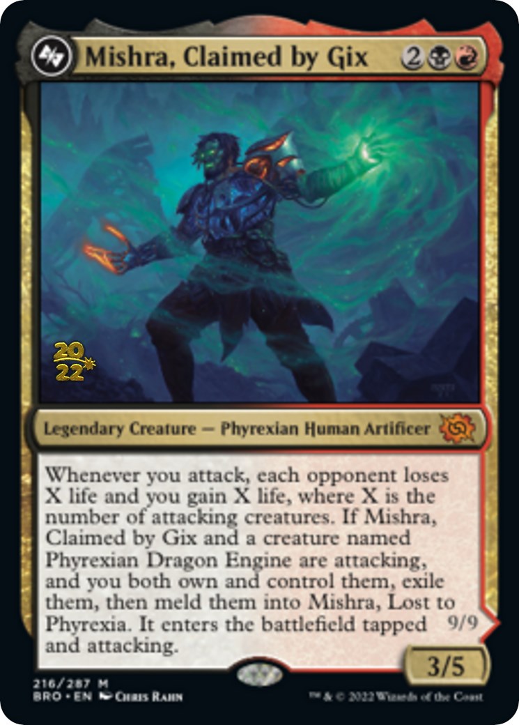 Mishra, Claimed by Gix [The Brothers' War Prerelease Promos] | Lots Moore NSW