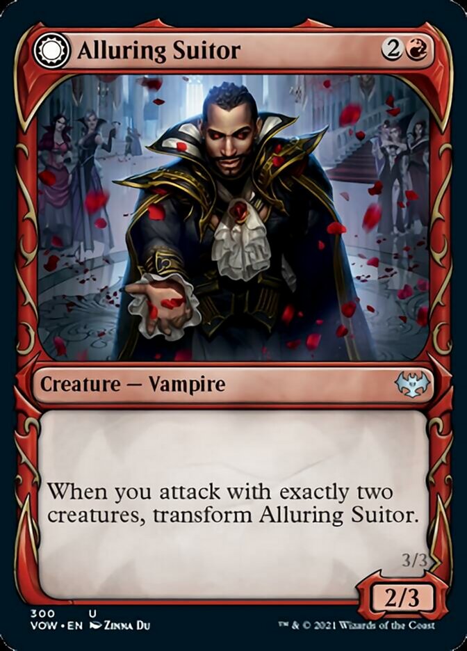 Alluring Suitor // Deadly Dancer (Showcase Fang Frame) [Innistrad: Crimson Vow] | Lots Moore NSW