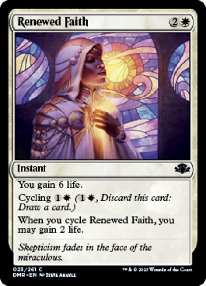 Renewed Faith [Dominaria Remastered] | Lots Moore NSW