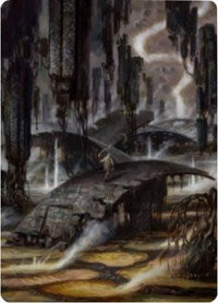 Grimclimb Pathway Art Card [Zendikar Rising Art Series] | Lots Moore NSW