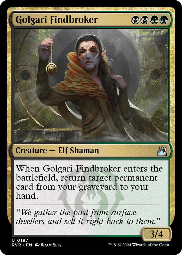 Golgari Findbroker [Ravnica Remastered] | Lots Moore NSW