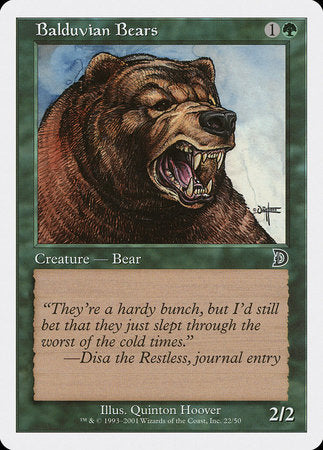 Balduvian Bears [Deckmasters] | Lots Moore NSW