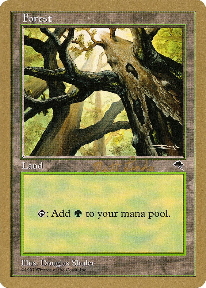 Forest (ml347a) (Matt Linde) [World Championship Decks 1999] | Lots Moore NSW