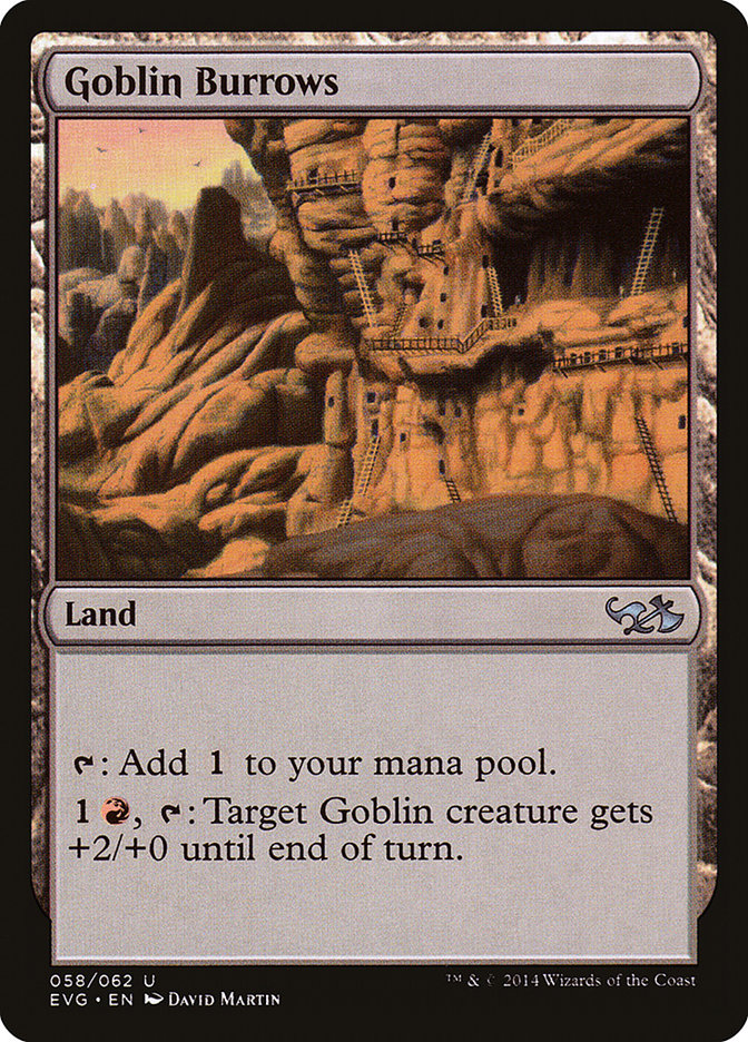 Goblin Burrows (Elves vs. Goblins) [Duel Decks Anthology] | Lots Moore NSW