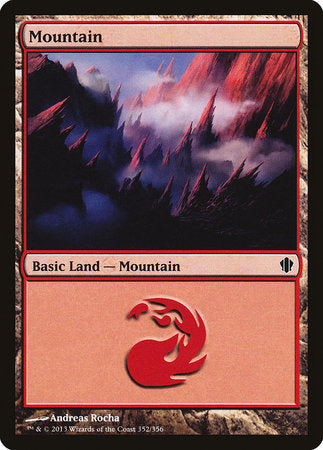 Mountain (352) [Commander 2013] | Lots Moore NSW