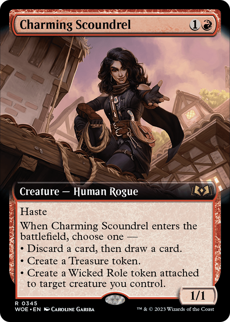 Charming Scoundrel (Extended Art) [Wilds of Eldraine] | Lots Moore NSW