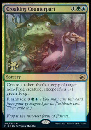 Croaking Counterpart [Innistrad: Midnight Hunt Prerelease Promos] | Lots Moore NSW