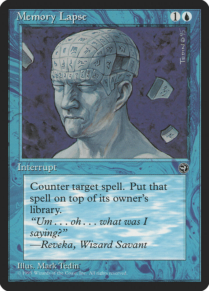 Memory Lapse (Reveka Flavor Text) [Homelands] | Lots Moore NSW