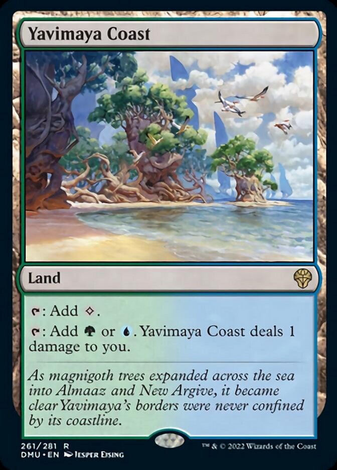 Yavimaya Coast [Dominaria United] | Lots Moore NSW