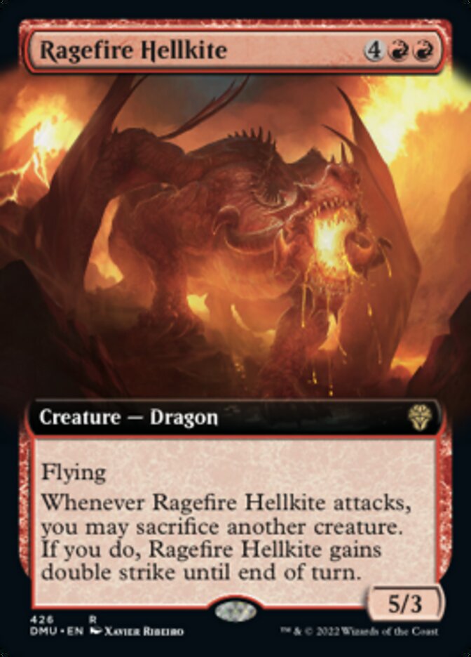 Ragefire Hellkite (Extended Art) [Dominaria United] | Lots Moore NSW