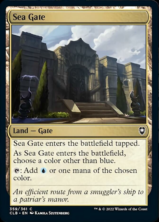 Sea Gate [Commander Legends: Battle for Baldur's Gate] | Lots Moore NSW