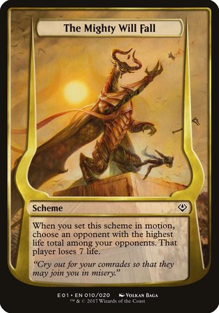 The Mighty Will Fall (Archenemy: Nicol Bolas) [Archenemy: Nicol Bolas Schemes] | Lots Moore NSW